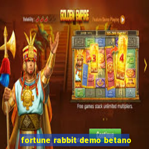 fortune rabbit demo betano